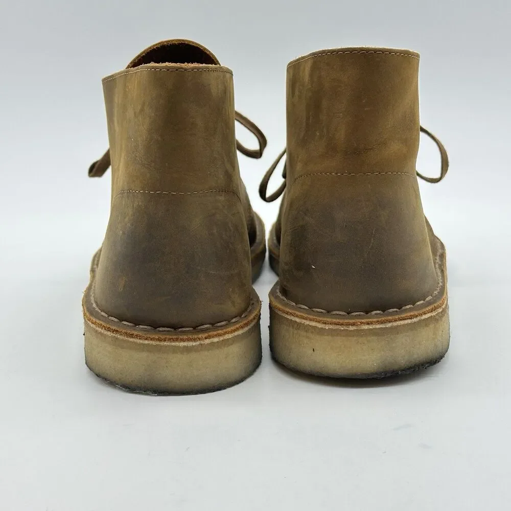Clark’s Originals Desert Boot Mens Size 10.5 M Brown Leather Lace Up Chukka